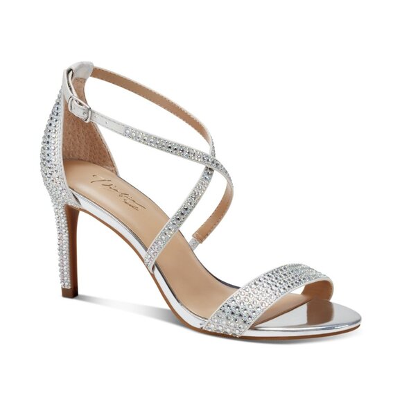 Thalia Sodi Women’s Darria Faux Leather Strappy Dress Sandals NIB - Picture 1 of 4